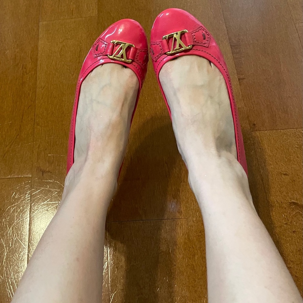 Louis Vuitton Pink Ballerina Shoes